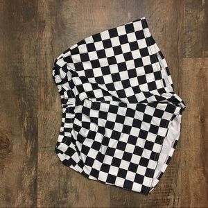 Checkered Shorts, Small Women’s